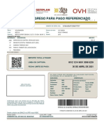 Forma de Ingreso para Pago Referenciado: YMY332A 3VWHW6ATXDM675707