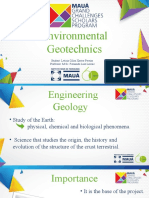 Environmental Geotechnics: Student: Leticia Cilira Xavier Pereira Professor: M.Sc. Fernando Luiz Lavoie