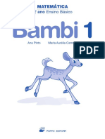 Bambi Manual Matemática - 1ºano