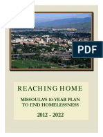 Missoula.10 Year Plan To End Homelessness