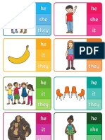 Personal Pronouns Peg Matching Cards Ver 2