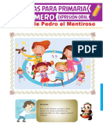 Lectura de Pedro El Mentiroso para Primer Grado de Primaria
