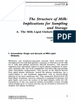 The Structure of Milk: Implications For Sampling and Storage