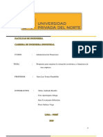 Examen Final - Administración Financiera - Grupo #2