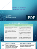 PPT - REFORZAMIENTO - 2DO MEDIO - TEXTOS NO LITERARIOS 