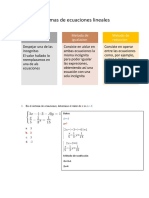 Sistemas de ecuaciones lineales