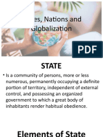 States, Nations and Globalization