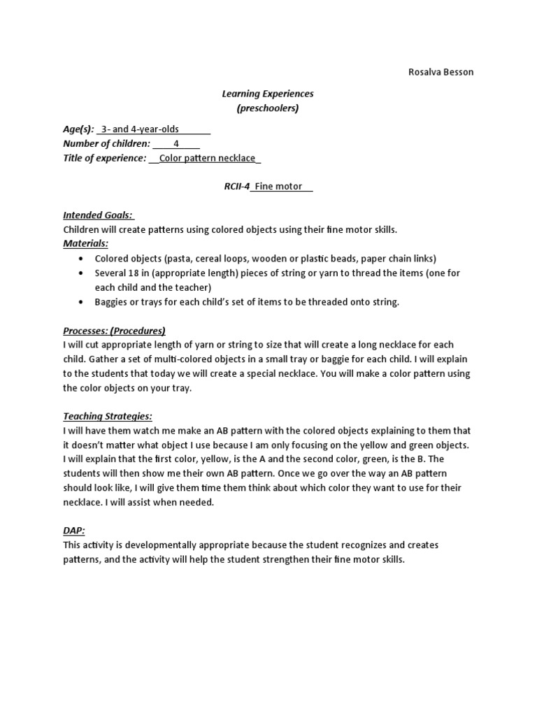 Rcii4 Fine Motor PDF