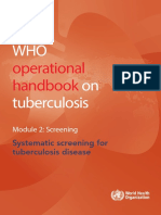 WHO Operational Handbook On TB Modul 2 Screening