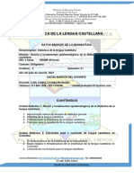 Modulo de Didactica Del Lenguaje I