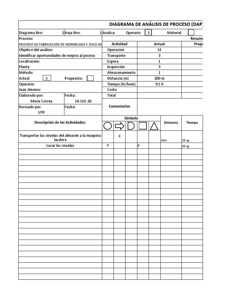 Formato DAP | PDF