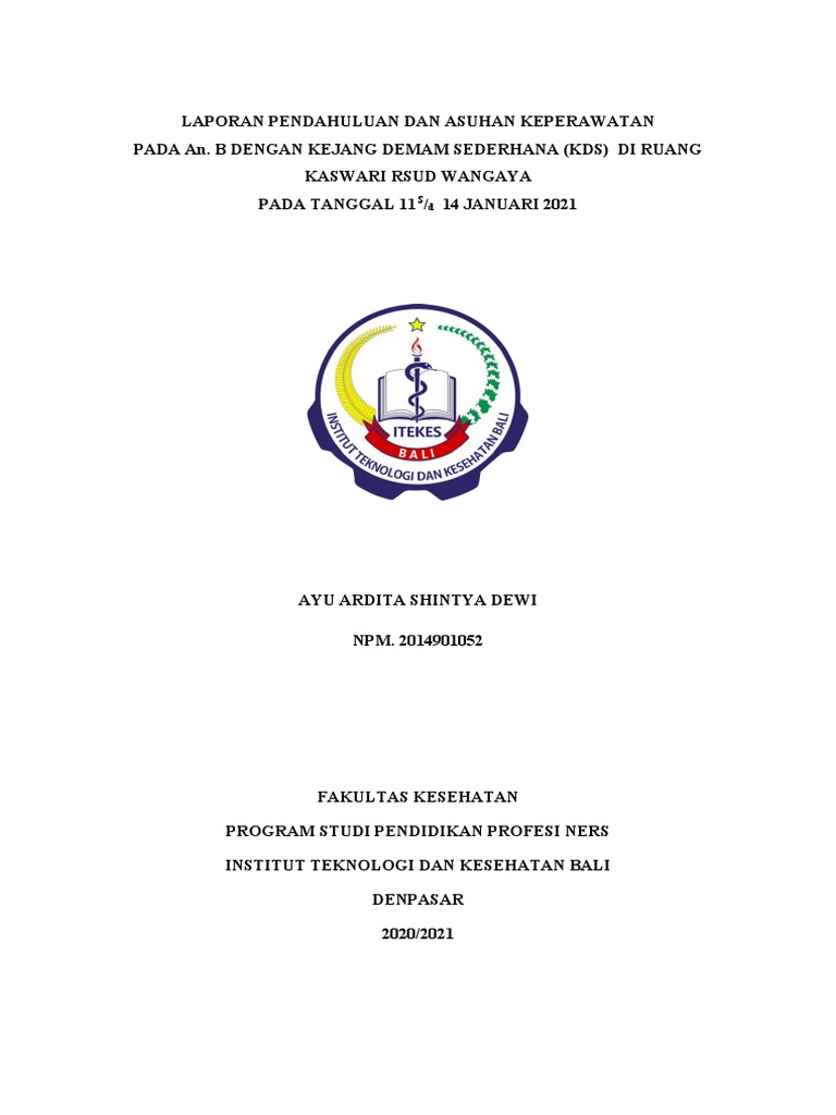 Asuhan Keperawatan KDS pada Anak | PDF | Sains & Matematika