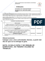 Segundo Bimestre Quinto Bach Lenguaje y Matematicas