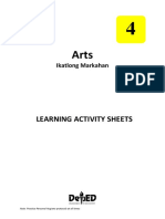 Learning Activity Sheets: Ikatlong Markahan