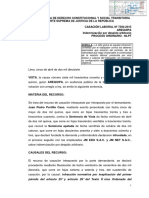 Cas. 7394-2015-Arequipa Sobre Lineamientos Para Establecer Falta Grave