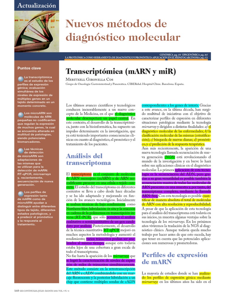 Transcriptómica (mARN y Mir) | PDF | Messenger Rna | Transcriptoma