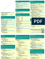 Beginners Python Cheat Sheet Pcc All