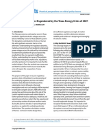 Regulatory Impact of The 2021 Texas Energy Crisis