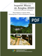 Kabupaten Maros Dalam Angka 2020, Penyediaan Data Untuk Perencanaan Pembangunan