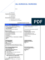 MEDICAL SURGICAL NURSING REVIEW NOTES