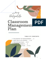 110 111 Classroom Management Plan Final Draft - Stacy Delgadillo