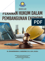 Buku Ajar Peranan Hukum Dalam Pembangunan Ekonomi