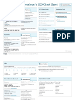 The Web Developer's SEO Cheat Sheet: Important HTML Elements Webmaster Tools Best Practices