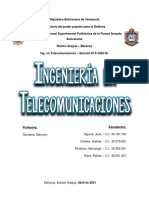 Informe Sobre La Ingeniería de Telecomunicaciones