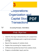 Corporations: Organization and Capital Stock Transactions: Accounting Principles, Ninth Edition
