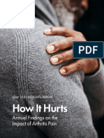 How It Hurts: Annual Findings On The Impact of Arthritis Pain