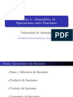 Operaciones Con Funciones (Diap 13) PDF