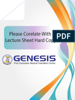 Please Corelate With Lecture Sheet Hard Copy: For Complete Preparation