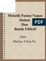 MELATIH PASIEN NAPAS DALAM DAN BATUK EFEKTIF