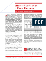 PS 36 Effect Deflection On Floor Flatness