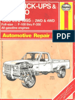 Ford Bronco 1980 1995 Haynes Service Repair Manual