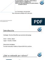 Clase 9. Dimension Axiologica