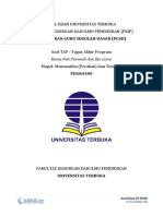 4 - Soal TAP UT PGSD - Tugas Akhir Program - Pak Purwadi Dan Ibu Lince - Matematika Dan Tematik - Pecahan