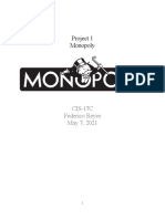 Project 1 Monopoly: CIS-17C Federico Reyes May 7, 2021