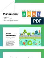 Waste Management John Michael V. Paningbatan