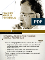 Materi 14 Evaluasi Kinerja Portofolio