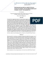 Aplikasi Sistem Pendukung Keputusan Penerima Bantuan Sosial Tunai (BST) Dengan Metode Fuzzy Tsukamoto