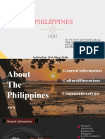 Philippines: Instructor: Mai H NG Quân