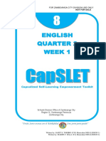 English Quarter 2 Week 1: Capsulized Self-Learning Empowerment Toolkit