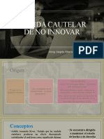 MEDIDA CAUTELAR DE NO INNOVAR