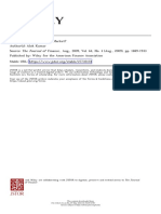 Who Gambles in The Stock Market? Author(s) : Alok Kumar Source: The Journal of Finance, Aug., 2009, Vol. 64, No. 4 (Aug., 2009), Pp. 1889-1933 Published By: Wiley For The American Finance Association