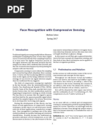 Face Recognition With Compressive Sensing: Mathias Lohne Spring, 2017