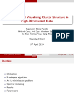 Identifying and Visualising Cluster Structure in High-Dimensional Data