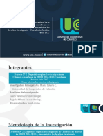 Presentación Proyectos de Investigación 2019-2 - UCC Como Solicitar Los Derechos Del Migrante