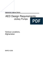 AED Design Requirements:: Jockey Pumps