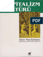 Alan Macfarlane - Kapitalizm Kültürü (Ayrıntı Yayınları, 1993)